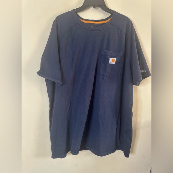 Carhartt Other - Carhartt Short Sleeve Force Relaxed Midweight Pocket T-Shirt Gray Men Size XL